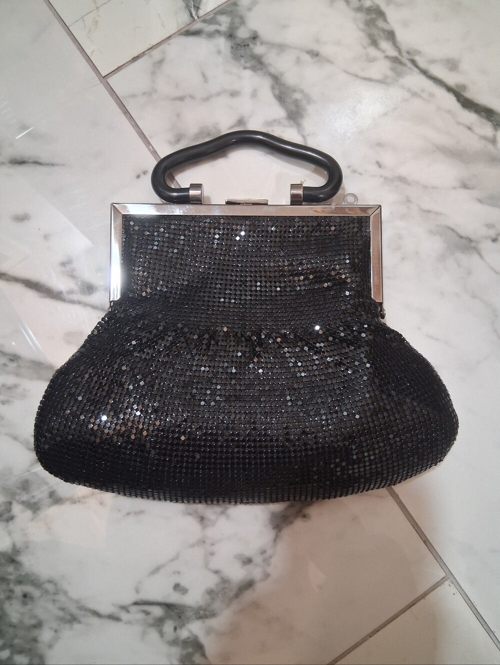 Patricia Nash Black Sequin Frame Clutch - Picture 4 of 7
